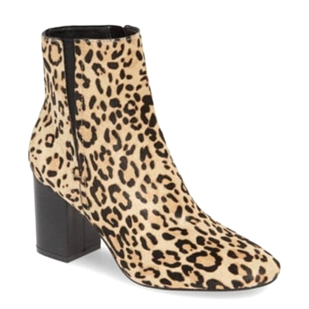 Halogen animal print booties